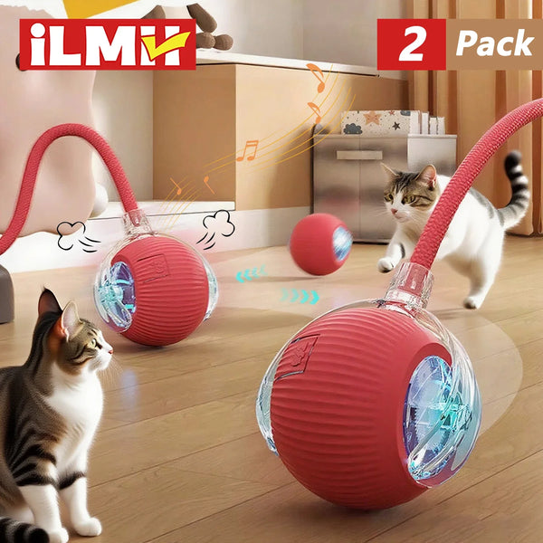 Automatic Rolling Ball Toy for Cats and Dogs