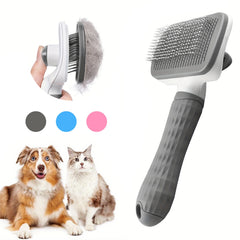 Self-Cleaning Pet Grooming Brush